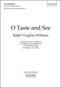 O taste and see 