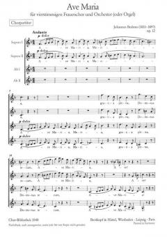 Ave Maria op. 12 