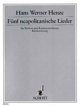 5 Neapolitanische Lieder 
