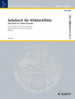Solobuch für Alt-Blockflöte 1 Standard