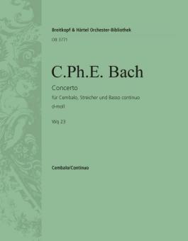 Cembalokonzert d-Moll Wq 23 