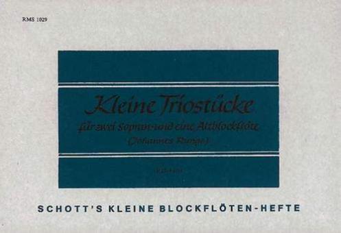 Kleine Triostücke 