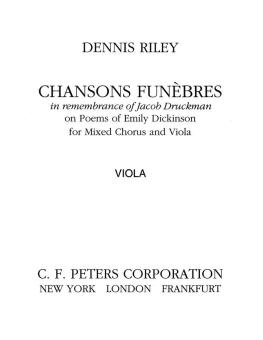 Chansons Funèbres 