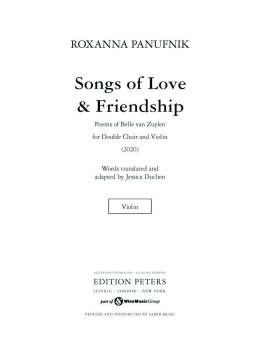 Songs Of Love & Friendship 