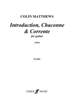 Introduction, Chaconne & Corrente 