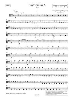 Sinfonia in A Download