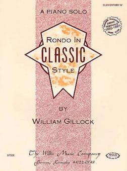 Rondo In Classic Style Piano Solo Elementary Four 