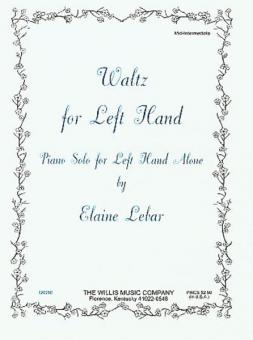 Waltz for Left Hand Piano Solo for Left Hand Alone Mid-Intermediate 