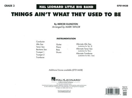 Things Ain't What They Used to Be 