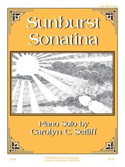 Sunburst Sonatina Later Elementary Piano Solo 
