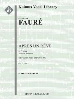 Après un rêve op. 7, No. 1 