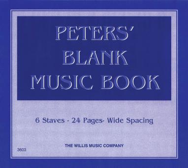Peters Blank Book #1 Blue 