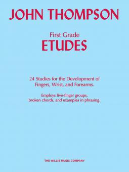 First Grade Etudes Twenty-Four Studies Piano 
