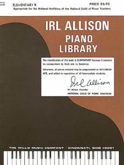 Irl Allison Piano Library Elementary B 