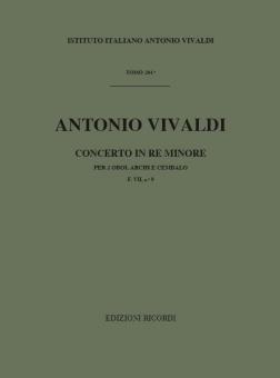 Concerto D Minor 2 Oboes Strings Continuo RV535 Score Fvii#9 T264 