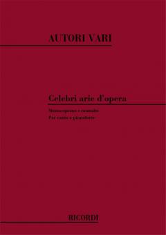 Celebri Arie D'Opera Vol. 3 Mezzo Soprano Or Contralto Piano Italian 