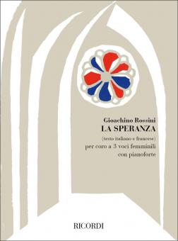 La Speranza With Piano It/Fr No.2 Of 3 Cori 