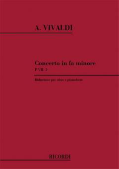 Concerto For Oboe In F Major FVII#2 T14 RV455 