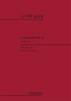Concerto D Major Oboe With Piano Reduction RV453 FVII#10 T279 