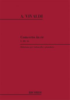 Concerto D Major Violoncello With Piano Reduction RV403 FIII#16 T235 