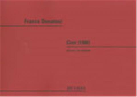 Clair 1980 2 Pieces For Unaccompanied Clarinet 