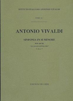 Sinfonia B Minor RV169 