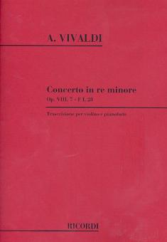 Concerto D Minor RV242 Op. 8 No. 7 FI#28 T82 