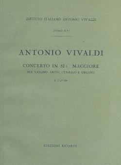 Concerto B Flat Major Op.4 No.1 RV383a 