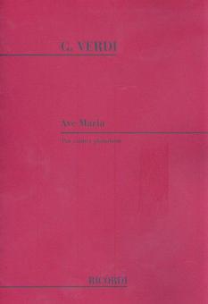 Ave Maria Scala Enigmatica SATB Piano Ad Lib Latin Score 