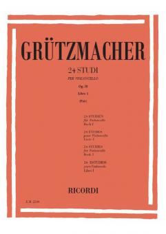 24 Studi For Violoncello Op. 38 Book 1 Studies 