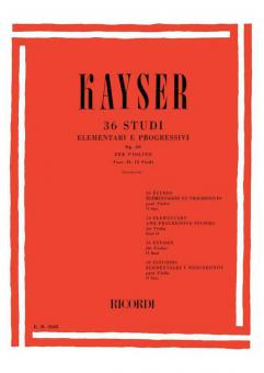 36 Studi Elementari e Progressivi Op. 20 Book 2 