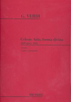 Celeste Aida Tenor Piano Italian from Aida Act 1 