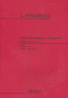 Voce Di Donna O D'Angelo Contralto Piano from La Giaconda Act 1 