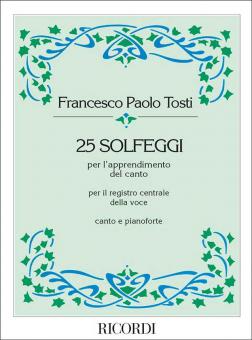 25 Solfeggi Vol. 1 of 50 Solfeges for Middle Range 