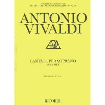 Cantate per Soprano Vol. 1 Critical Edition Voice Piano Cantatas 