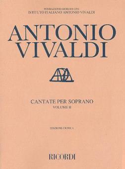 Cantate Per Soprano Vol. 2 Critical Edition Voice Piano Cantatas 