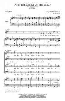 And The Glory Of The Lord From Messiah 