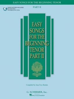 Easy Songs for The Beginning Tenor Part 2 