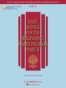 Easy Songs for The Beginning Baritone/Bass Part 2 