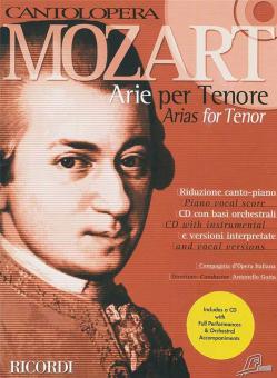 Mozart Arias for Tenor Voice 