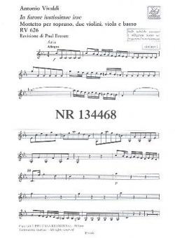 In Furore Justissimae Irae RV626 Parts Critical Edition 