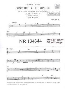 Concerto In D Minor Op.3 No.11 RV565 