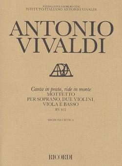 Canta In Prato Ride In Monte Motetto Critical Edition Score RV623 