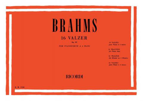 16 Walzer op. 39 