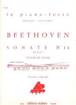 Sonate No. 14 op. 27 No. 2 'Clair de Lune' 