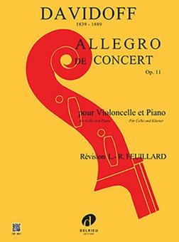Allegro de concert op. 11 en si min. 