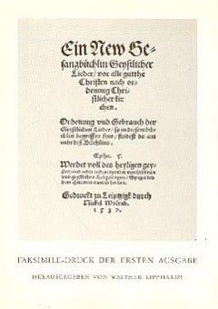 Ein New Gesangsbüchlin Geistlicher Lieder 