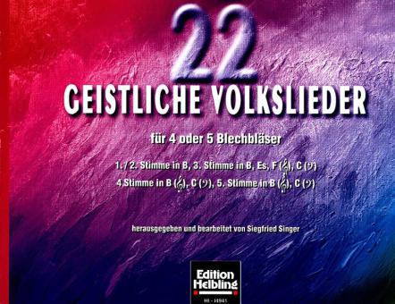 22 geistliche Volkslieder 