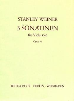 Drei Sonatinen op. 70 