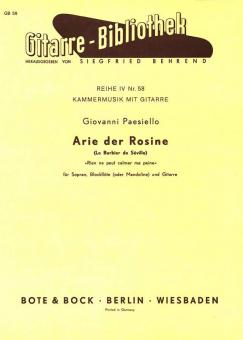 Arie der Rosine 
